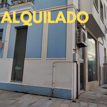 se alquila local en el centro 