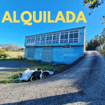 Se vende o alquila nave con terreno en Oleiros