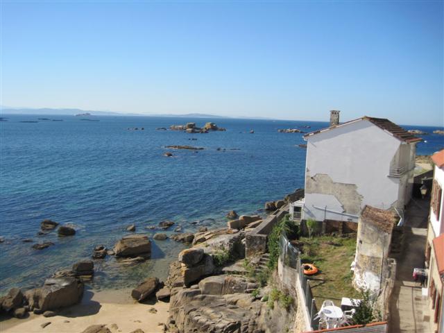 Se vende casa de piedra con terraza y vistas al mar en Palmeira